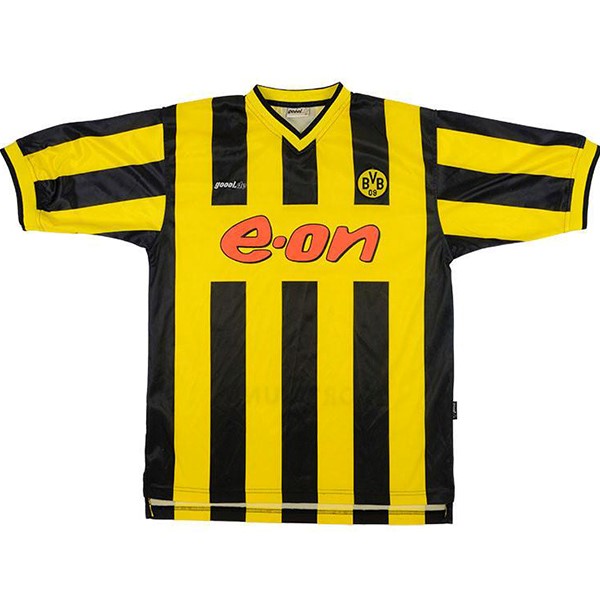 Camiseta Borussia Dortmund 1ª Retro 2000 Amarillo